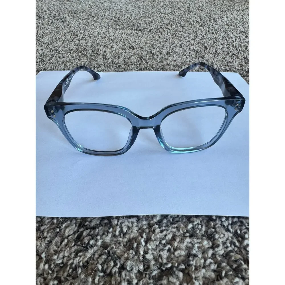 Blue Light Glasses Frame Only Rectangular Tortoise Fade Unisex 51-19-145